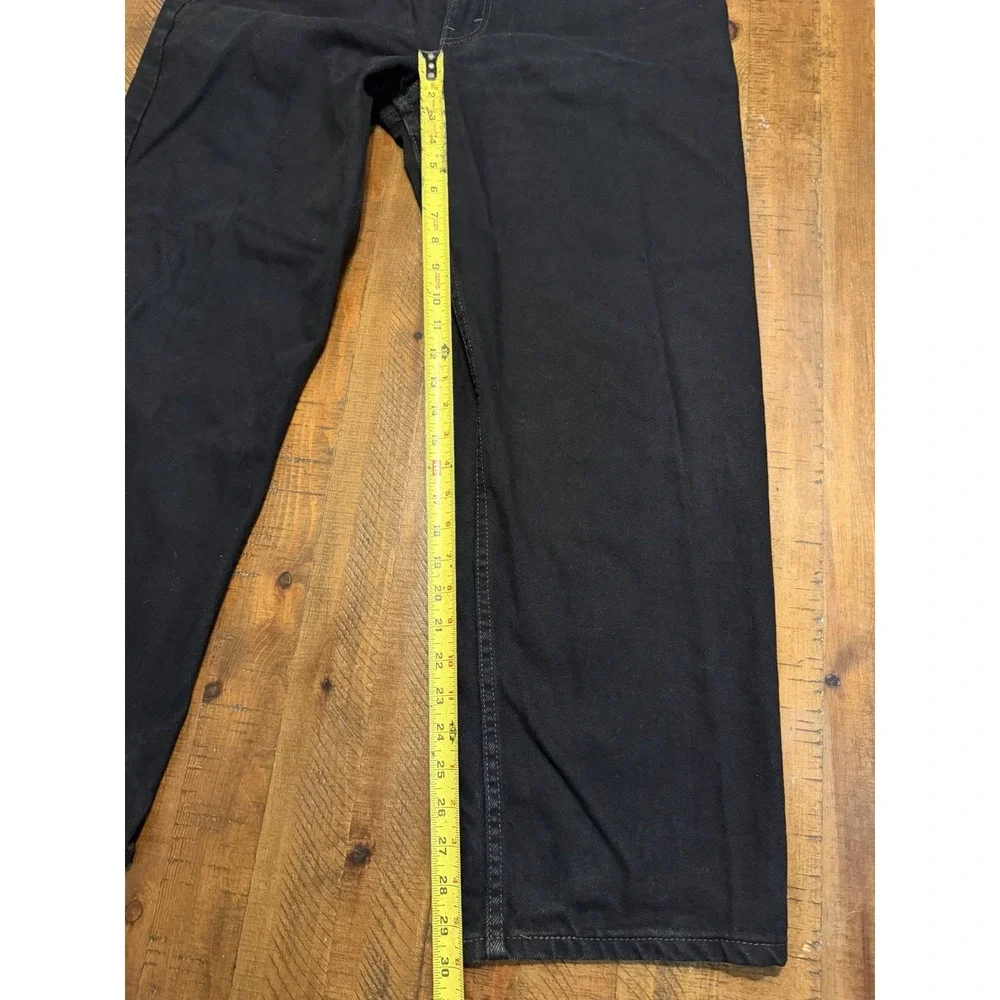 Levi's 550 Relaxed Fit Jeans Mens 36x30 Black Label